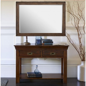 Victoria Oak : Bàn Console Với Gương 70 x 90cm